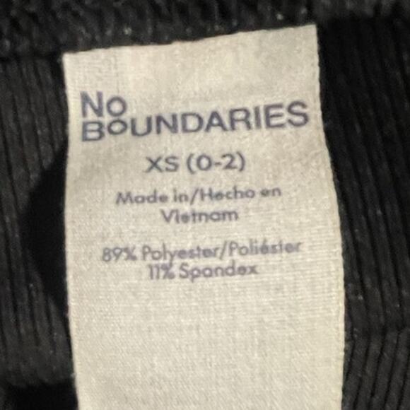 No Boundaries Black Ribbed Maxi Skirt - XS (0–2) - Side Slit - 38” Long - EUC - Picture 6 of 6